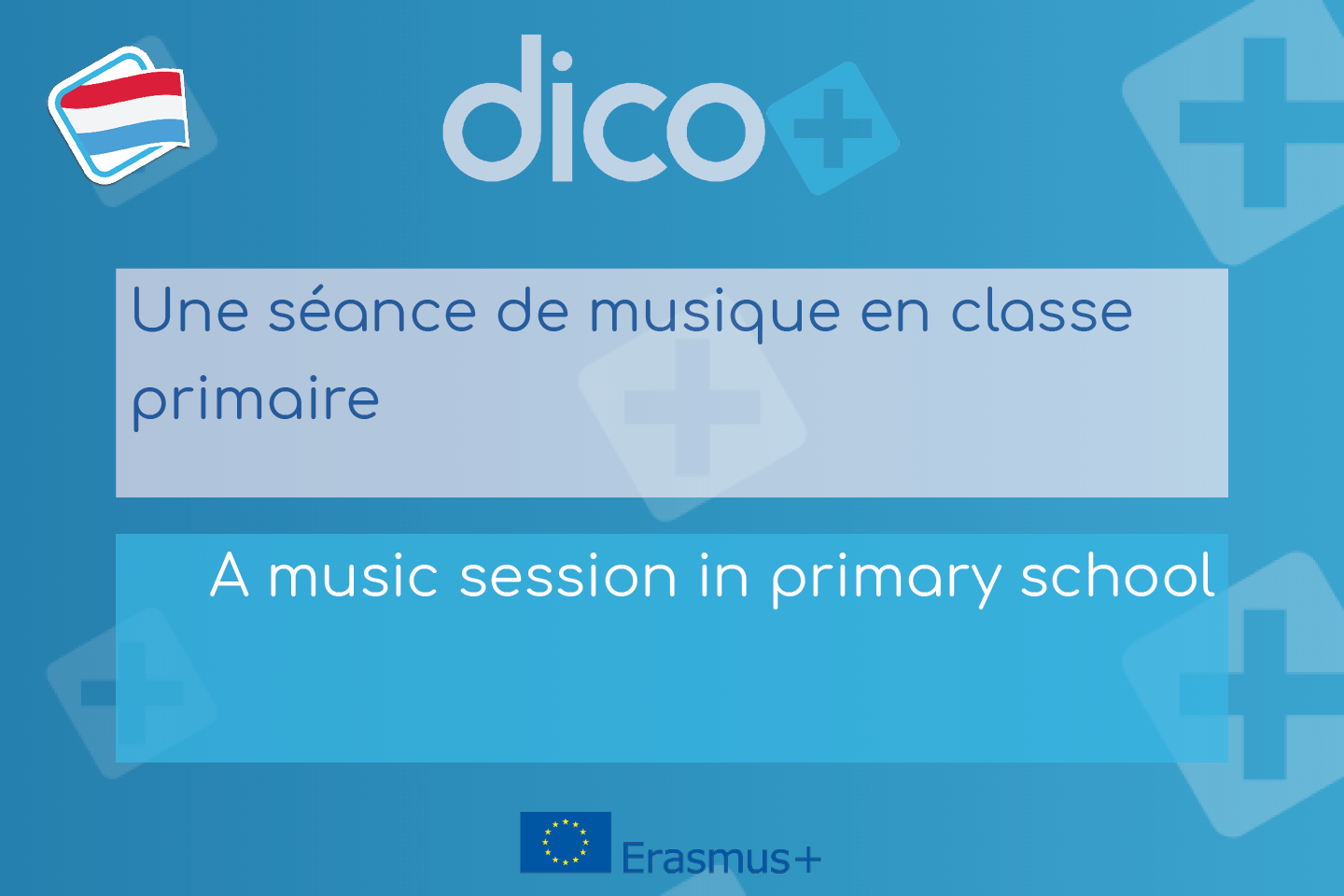 A music session on primary school